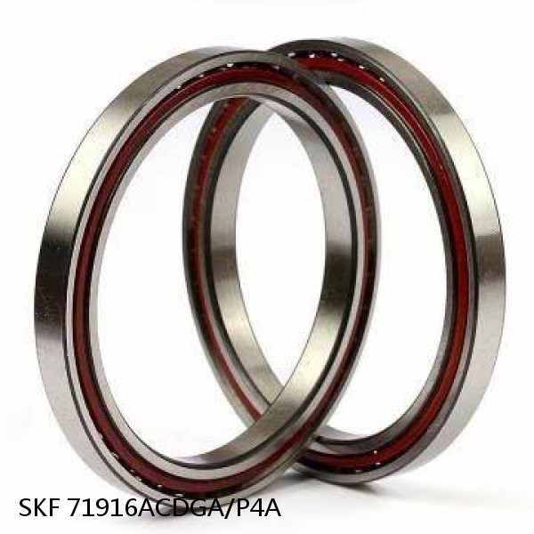 71916ACDGA/P4A SKF Super Precision,Super Precision Bearings,Super Precision Angular Contact,71900 Series,25 Degree Contact Angle