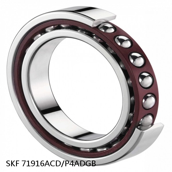 71916ACD/P4ADGB SKF Super Precision,Super Precision Bearings,Super Precision Angular Contact,71900 Series,25 Degree Contact Angle #1 small image