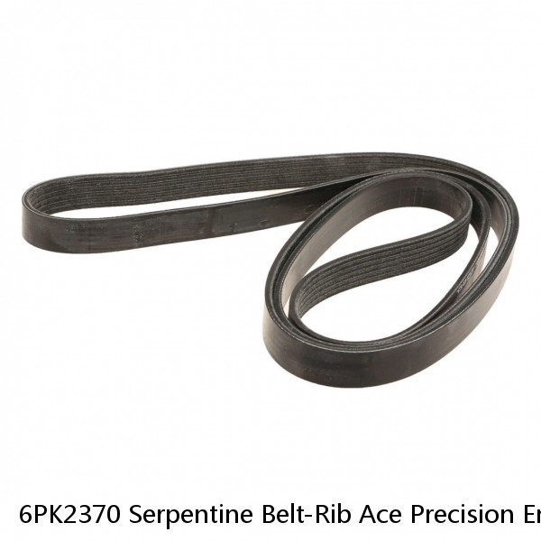 6PK2370 Serpentine Belt-Rib Ace Precision Engineered V-Ribbed Belt #1 small image