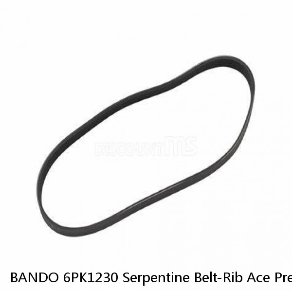 BANDO 6PK1230 Serpentine Belt-Rib Ace Precision Engineered V-Ribbed Belt  (Fits: Toyota) #1 small image