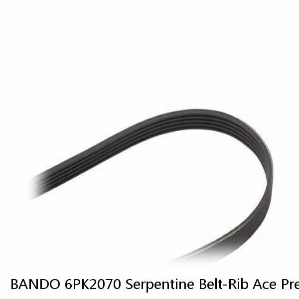 BANDO 6PK2070 Serpentine Belt-Rib Ace Precision Engineered V-Ribbed Belt  (Fits: Toyota) #1 small image