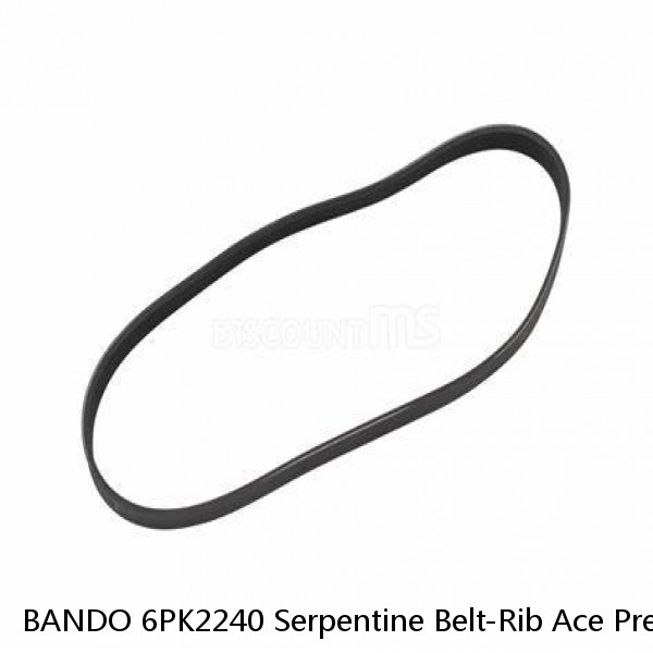 BANDO 6PK2240 Serpentine Belt-Rib Ace Precision Engineered V-Ribbed Belt  (Fits: Toyota)