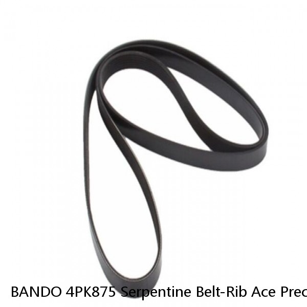 BANDO 4PK875 Serpentine Belt-Rib Ace Precision Engineered V-Ribbed Belt  (Fits: Toyota) #1 image