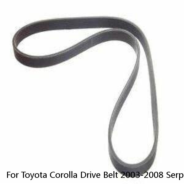 For Toyota Corolla Drive Belt 2003-2008 Serpentine Belt 6 Ribs Main Drive (Fits: Volkswagen) #1 image